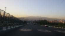 Sur la route de Téhéran